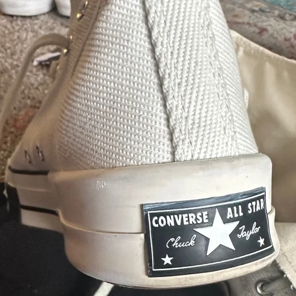 Rick Owen’s DRKSTAR Converse High Top Sneakers - 8.5 Men’s - Picture 3 of 8